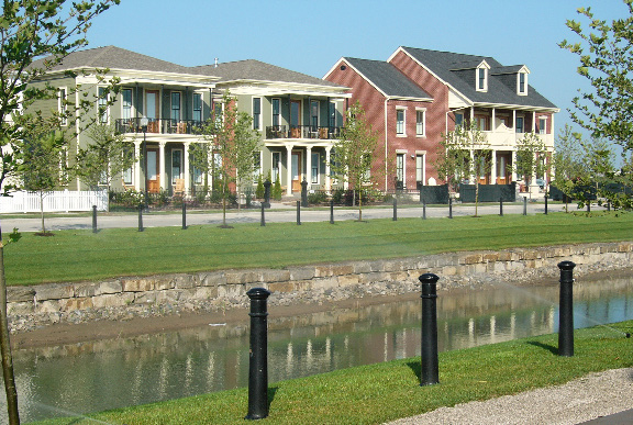 photo of a row of apartment buildings with lots of details similar to a large single-family house