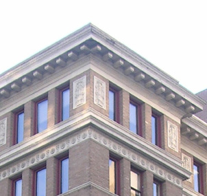 photo of roof and parapets