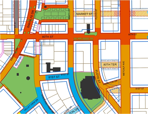 drawing of non-conforming Historic Structures within a Form District