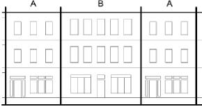 illustration of facade composition