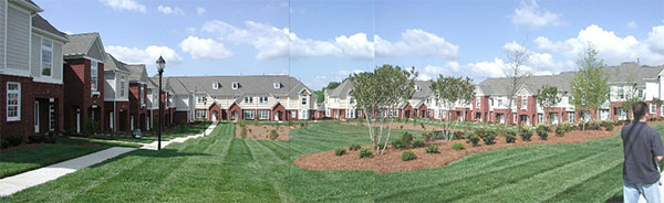 photo of large neighborhood green open space