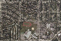 aerial photo of a neighborhood network with good connectivity