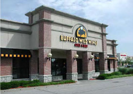 photo of commercial building with defined entrances