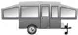 Illustration of a Folding Camper Trailer