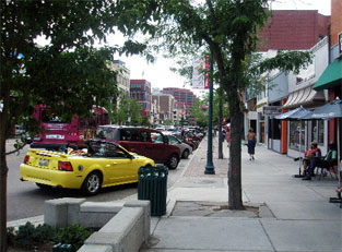 photo of On-Street Angled or Head-in Parking 