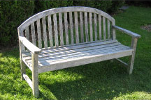 photo of park bench