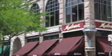 photo of sign above commercial building 