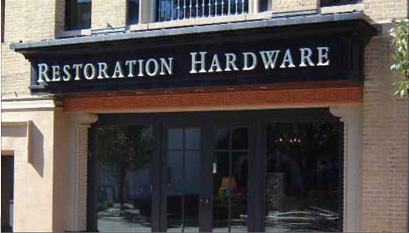 photo of sign above commercial building 