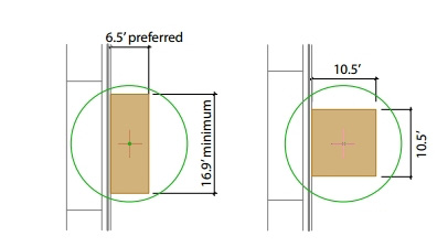 drawing of streetscape isolated tree situation