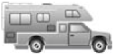 Illustration of a Pickup Truck and Camper