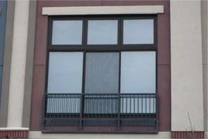photo of a building with lintel and a sill on the windows