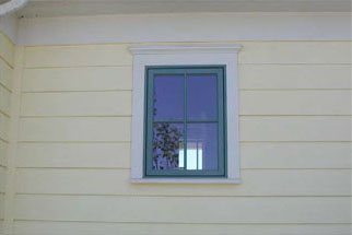 photo of a casement window