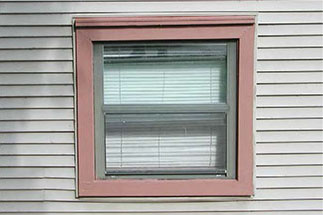 photo of a double hung window