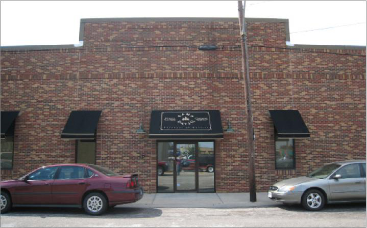 photo of workshop frontage building 